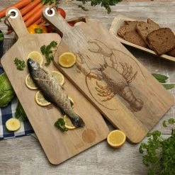 Null Schneidebrett Vesperbrett Mit Hummermotiv Mangoholz Holzbrett L: 58cm Natur -Null Shop 008a565b b148 4526 b988 f8805affbd26