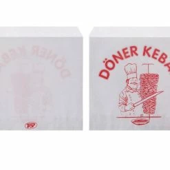Null Dönerbeutel Dönertüte Dönertasche 16x16cm