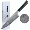 Null Damastmesser BLACK EDITION `Chefmesser` - Pakkaholz - VG-10 Stahlkern -Null Shop 02f364df 4a4d 4611 99a0 8a8b3c3763c1 1