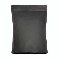 Null 100x Standbodenbeutel Kraftpapier Schwarz 190x265x100mm 500g