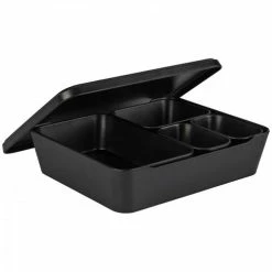 Null APS Set -SERVING BOX-, 30 X 25 Cm, H: 8 Cm, Melamin, Schwarz, Betonoptik -Null Shop 1dc9e7d3 3255 4453 b627 f3e71070b7ed