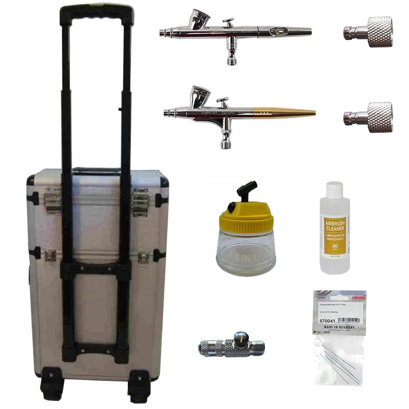 Null Airbrush Set Airbrushpistole Ultra Harder & Steenbeck Kompressor Sparmax TC 501N 7 Null Airbrush Set Airbrushpistole Ultra Harder & Steenbeck Kompressor Sparmax TC 501N – Bild 5