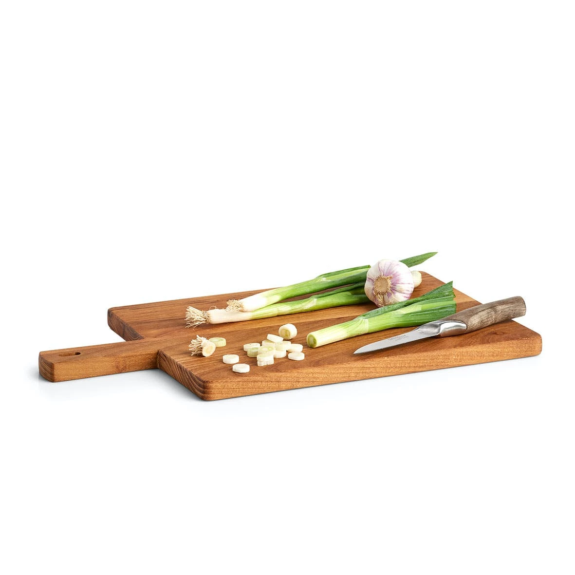 Null Schneide-/Servierbrett M. Griff, Teakholz 8 Null Schneide-/Servierbrett M. Griff, Teakholz – Bild 6