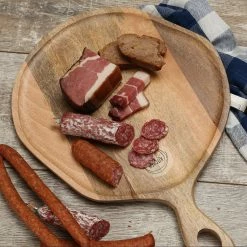 Null Schneidebrett Servierbrett Rund Mangoholz Natur Griff Pizzabrett 45cm -Null Shop 3e3c08f0 8000 4b0c ae97 b14000e3d40a