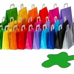 Null 250x Papiertragetaschen Papiertaschen Flachhenkel 18x8x22cm Hellblau 70gr. -Null Shop 4ccb36e9 23c6 4ca2 8832 6c8092ead650 1