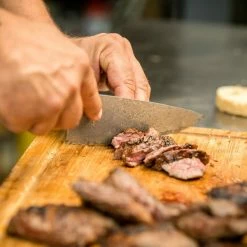 Null Schneidebrett Bambus 38 X 22cm, Antibakterielles Holz, Edelstahlgriff, Saftrinne -Null Shop 60027b71 ccaa 4b41 9abc 173d2cf7dffd