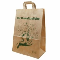Null Papiertragetaschen 26+12x35 Cm Braun Mit Druck ,,Die Frischetüte" -Null Shop 8083b79d 38db 4441 9b4d 9d25f61a8031 2