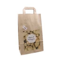 Null Papiertragetaschen 22+10x28 Cm Braun Mit Druck ,,Der Umwelt Zuliebe" -Null Shop 88596cdc 65e2 4c6f 9607 896ca7def5e5 1