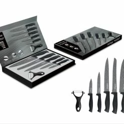 Null 6 Tlg. Messerset (5 Messer & 1 Sparschäler) In Klappbox Mit Magnetverschluss Scharfe Messer Motiv 3 -Null Shop 97535dbd a44d 4c4c b8c0 6920f764dbb3 scaled