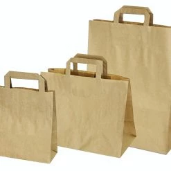 Null 25x 1-PACK Papiertragetasche Naßfest Mit Motiv BIO 260+120x350mm. Braun 80 Gr. -Null Shop ad8a567e 893e 4cce b158 78c78851e377 3