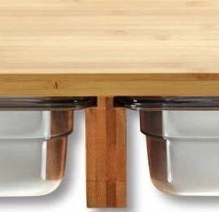 Null Bambus-Schneidebrett Mit 2 Auffangbehältern, Bambus / Kunststoff, 41 X 26,5 X 8,2 Cm, Braun -Null Shop be8259ab 306b 4c89 aa97 9a38676c4202