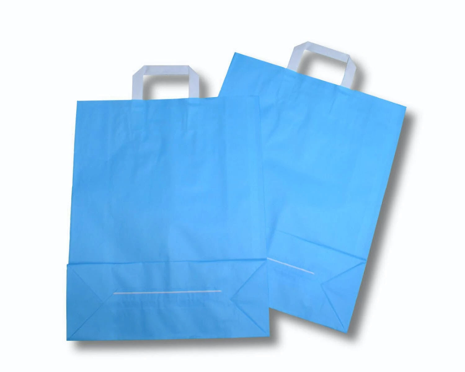 Null 250x Papiertragetaschen Aus Kraftpapier 320+120x400mm Hellblau 3 Null 250x Papiertragetaschen Aus Kraftpapier 320+120x400mm Hellblau