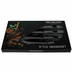 Null Michelino Messerset 6-teilig Edelstahl Klingen Küchenmesser Kochmesser Schäler Messer Carbon -Null Shop c2c82ee1 75d9 4eea b00d b354f70225ba