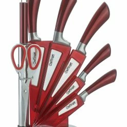 Null Michelino 8-teiliges Profi Messer-Set Messerblock Sehr Hochwertiges Messer Küchenmesser Rot -Null Shop d09c2cb5 8b72 4852 b1dc 53bc23269724 scaled