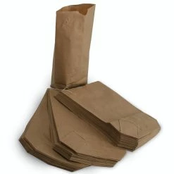 Null Nette 1000 Stück Bodenbeutel Braun Für 0,5 Kg 14,5x21cm