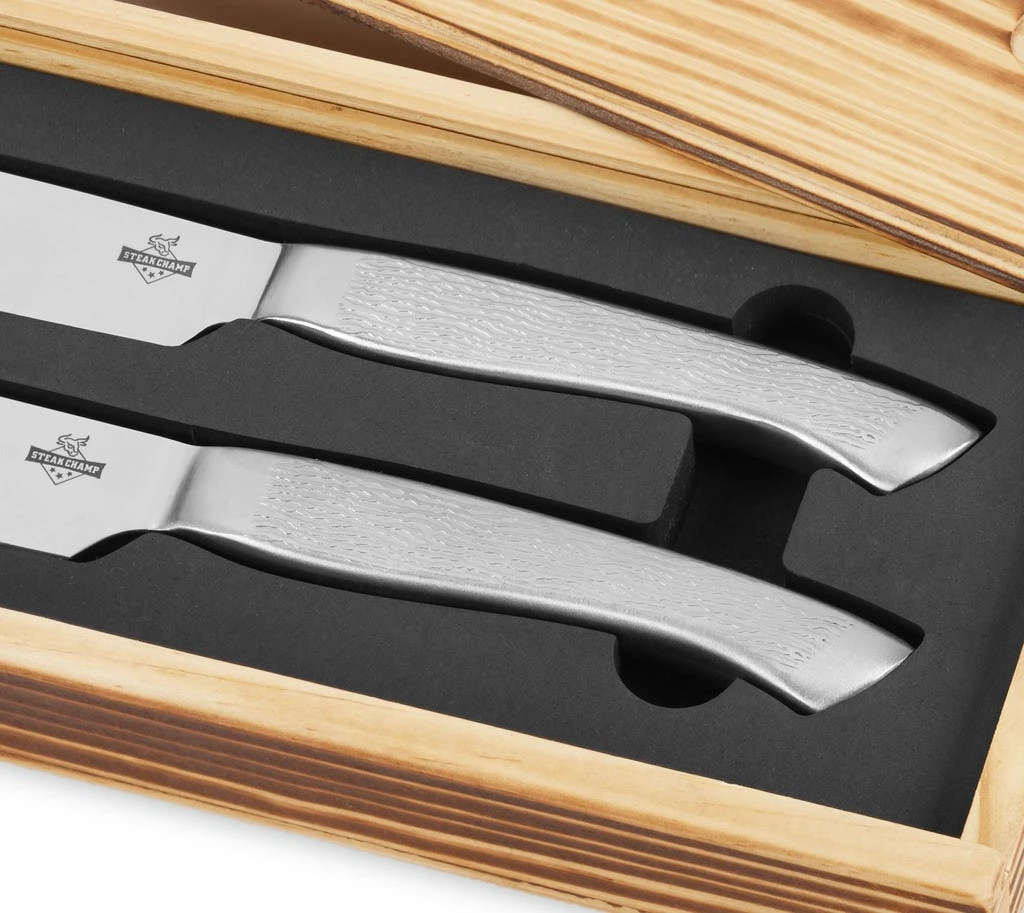 Null SteakChamp 2er Set Edelstahl Steakmesser `Big Bull“ 9 Null SteakChamp 2er Set Edelstahl Steakmesser `Big Bull“ – Bild 7