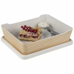 Null APS Serving-Box Set -L-, 30 X 25 Cm, H: 8 Cm, Melamin, Weiß, Holzoptik -Null Shop d8ee86e0 39f7 4509 bd59 dcc1d7d95a78