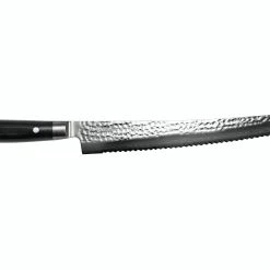 Null Yaxell Zen Brotmesser Wellenschliff HP-Y-35538 Mit 37 Lagen Damast Hammerschlag