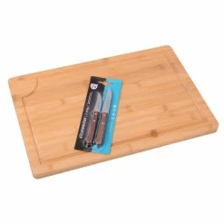 Null Bambus-Schneidebrett Mit 2 Auffangbehältern, Bambus / Kunststoff, 41 X 26,5 X 8,2 Cm, Braun -Null Shop dfa7f056 4ca3 4a32 87e3 a2d082530c28 2