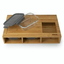 Null N8WERK Schneidebrett 41,5 - 26 Cm - Inkl. 3 Frischhaltedosen - -Null Shop e6b875e8 ab8f 481e 9bb9 244dc936ad9e