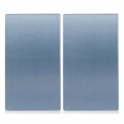 Null Zeller 2er Set Herdabdeckplatten Schneideplatten Schneidebrett Sicherheitsglas